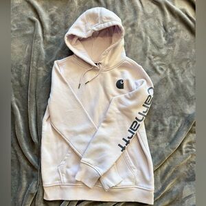 Carhartt Women’s Light Lavender Hoodie with Logo